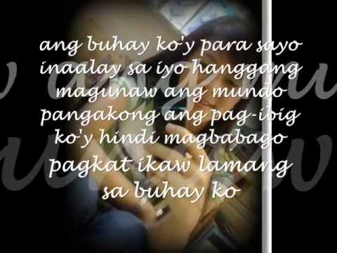 Ang buhay ko'y para sayo with lyrics by Jc REgino & sasha's cover.wmv