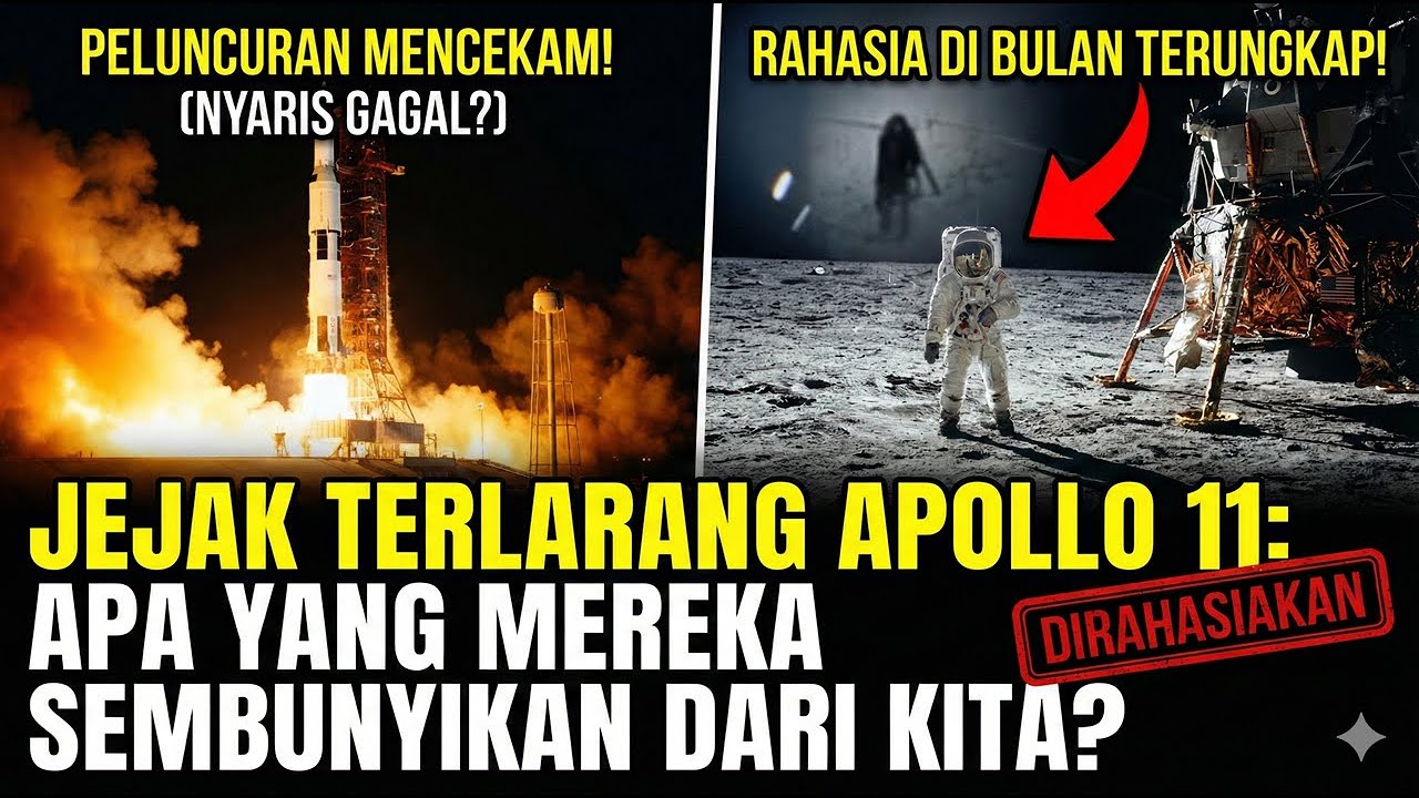 Jejak Misi Astronot Apollo 11 dari Peluncuran Sampai Pendaratan di Bulan