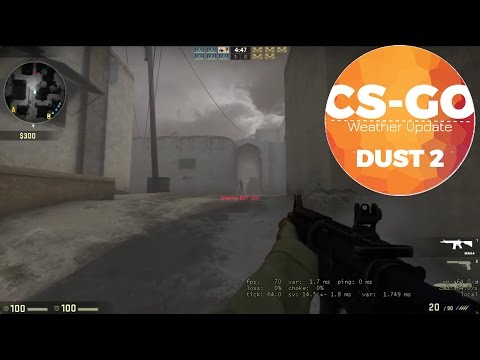CS GO Weather Update Dust 2 rain fog sand storm