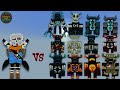 Ink Sans Phase 3 vs Warden Plus | Minecraft Bedrock | Mob Battle