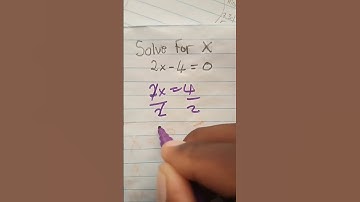 2x-4=0