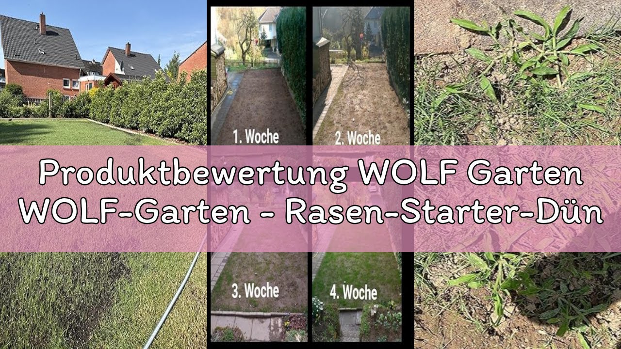 Produktbewertung WOLF Garten WOLF-Garten - Rasen-Starter-Dnger LH 50;  3833020 - YouTube