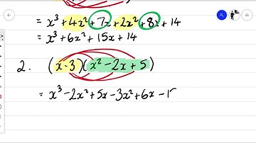 Expanding Double Brackets with more than two terms