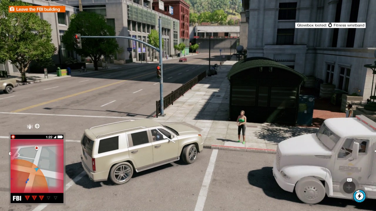 Watch Dogs 2 - W4tched: Leave The FBI Building, Goblin Shootout & SUV Escape Gameplay PS4