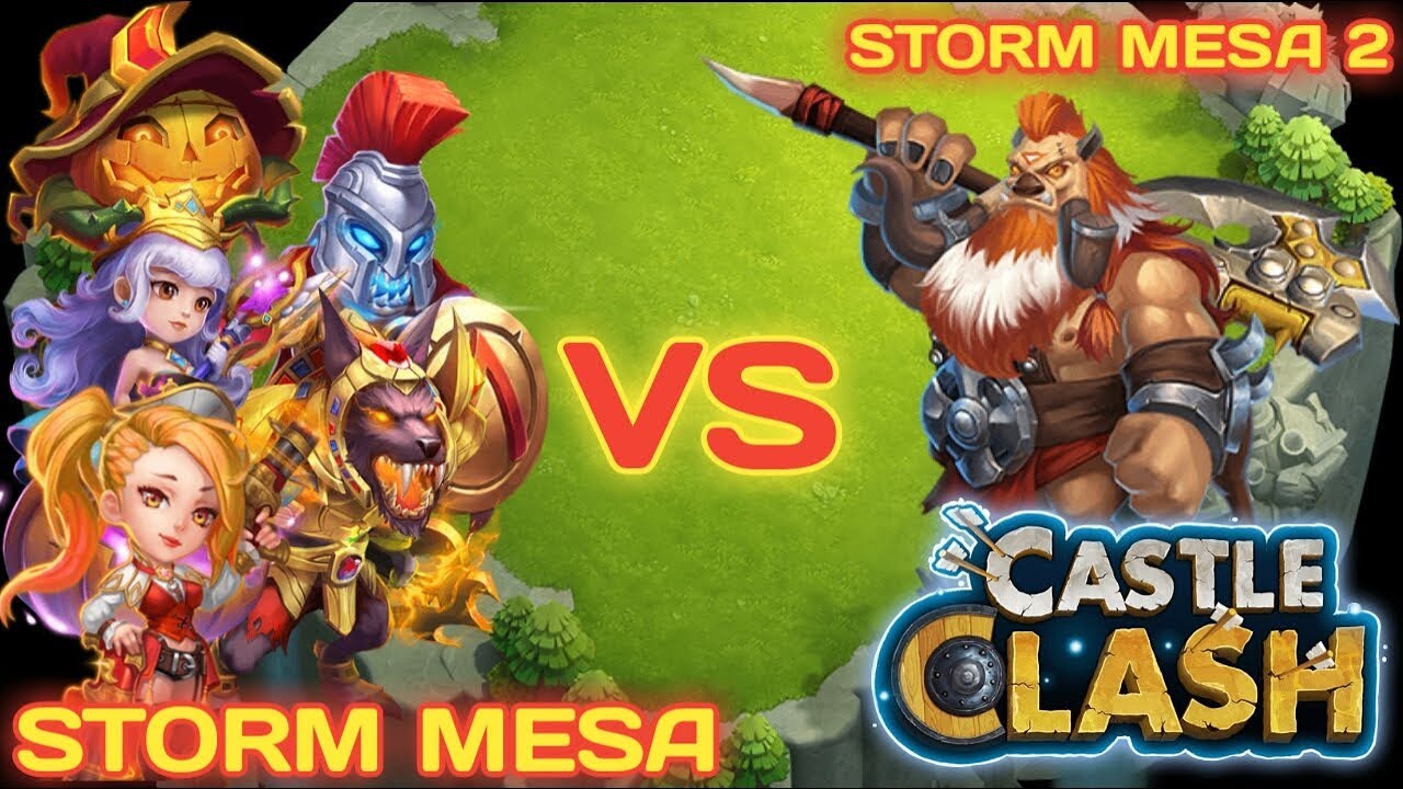 Eternity Solo Team Clash - Storm Mesa 2 | TEAM DUNGEON | CASTLE CLASH