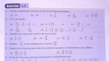 maths weaves class 8 exercise 1.5 | class 8  maths | chapter 1 class 8| Rational numbers ex1.5