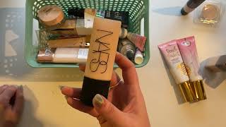 Decluttering my ENTIRE MAKEUP COLLECTION!!! | Part 1  Face