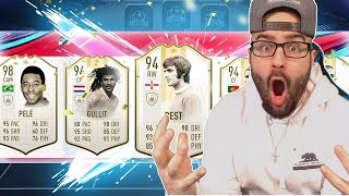 WOW MOST ICONS IN A FUT DRAFT! FIFA 19 Ultimate Team