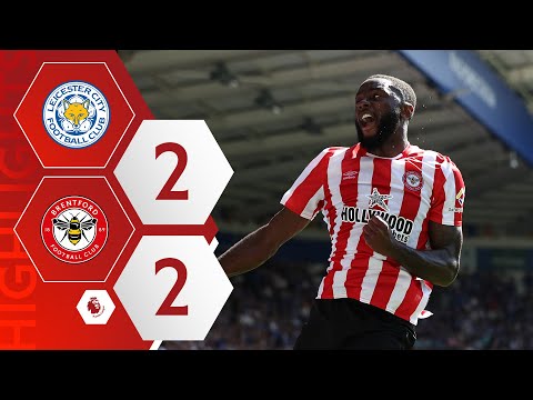 Leicester 2-2 Brentford | Josh Dasilva curls LATE equaliser! | Premier League Highlights