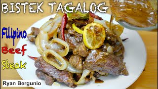 BISTEK TAGALOG, FILIPINO BEEF STEAK