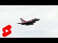 Raf typhoon low and loud   riat 2022 shorts airshow typhoon