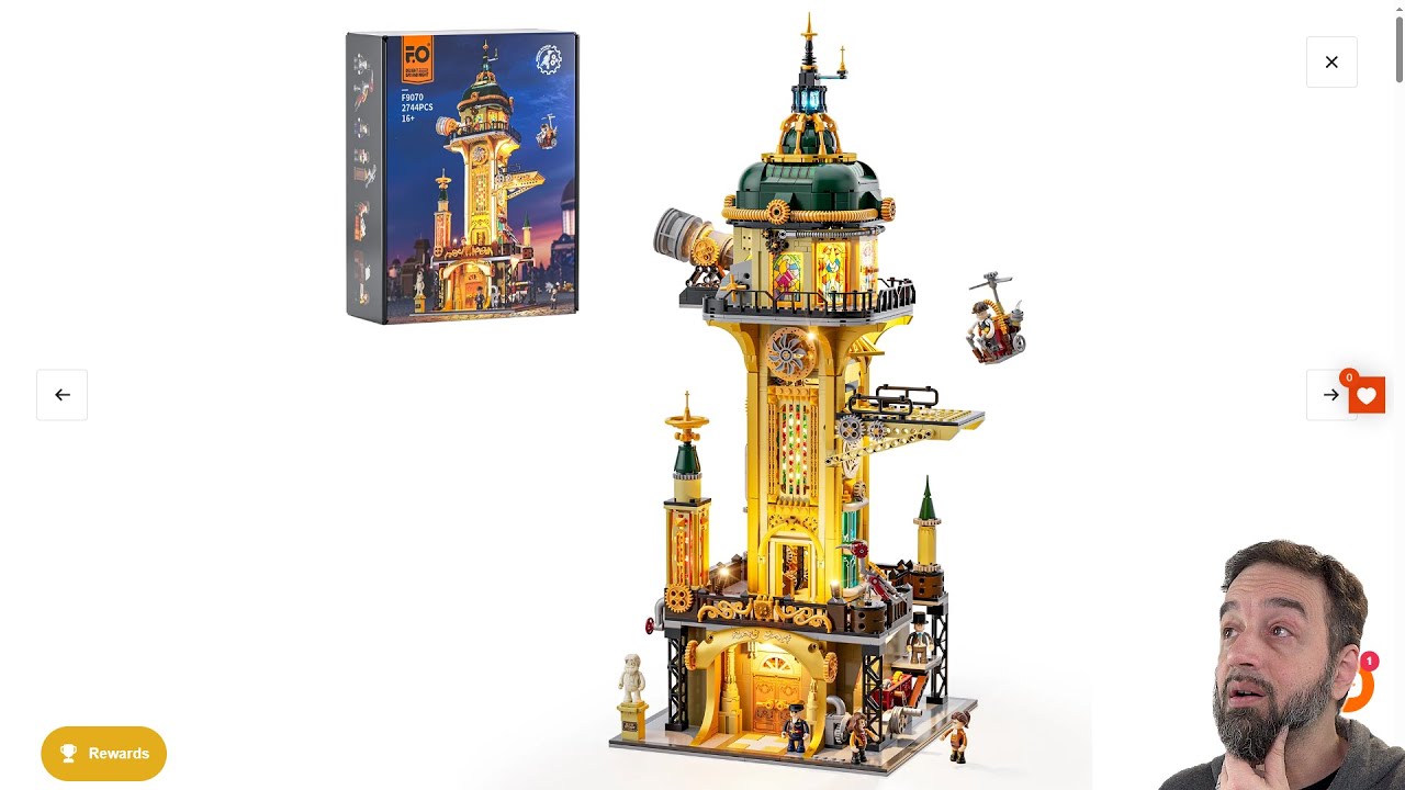 FunWhole (Lumibricks) Steampunk Watch Tower reveal & 1st impressions! 