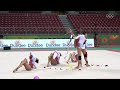 🇪🇸 Team Spain's ribbon and ball podium training at the World Championships 2022