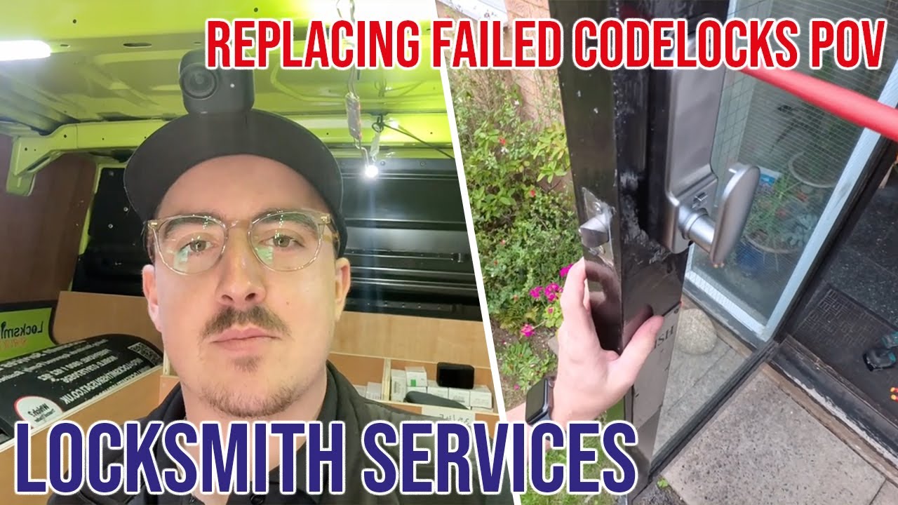 Replacing Failed Codelocks POV - Locksmith Services - YouTube
