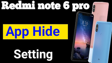 Redmi note 6 pro app hide setting | Redmi note 6 pro mobile me app hide kaise kare