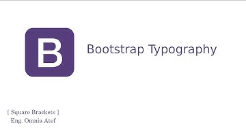 4 - Bootstrap 4 Text/Typography | Bootstrap 4 Tutorial