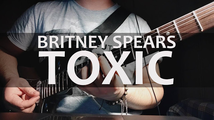 Toxic Guitar version - Guitar performance video thumbnail