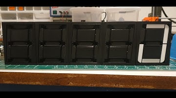 3D Printed Electromagnetic 7 Segment Displays -Click Digit-