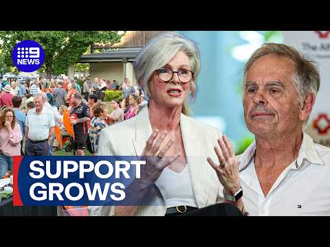 Support grows for Helen Haines as another female MP is threatened | 9 News Australia