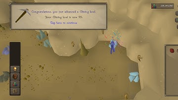 I mined 35,880 runite ore from level 94 to 99 mining and made BANK