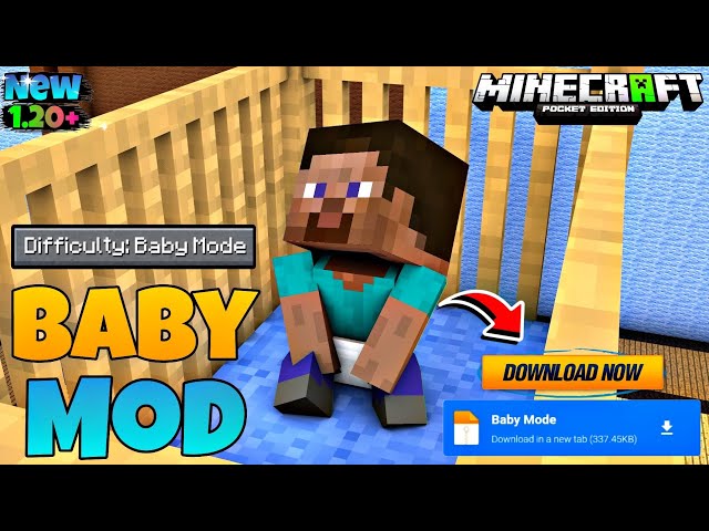 Minecraft PE Baby Mod Download 1.20 / Baby Mod For Minecraft