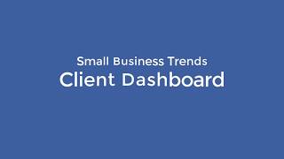 Small Business Trends Client Dashboard