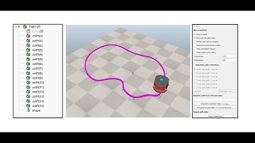 CoppeliaSim: Path Generation and Following