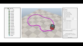 CoppeliaSim: Path Generation and Following