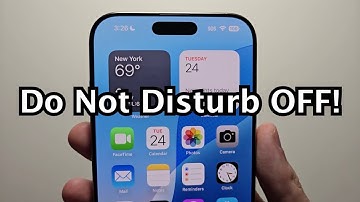 iPhone 16 How to Turn OFF/ON Do Not Disturb Mode! (iOS 18)