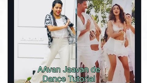 Aavan Jaavan De Dance Tutorial |Hrithik Roshan Kiara Advani Hook Steps |New Bollywood song Tutorial 