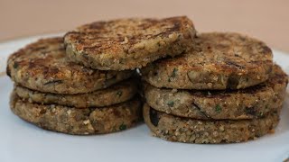 Eggplant burgers, no meat but they are more delicious than meat! Without oven and without frying