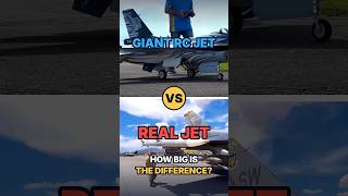 Giant RC Jet vs Real F-16: How Big? #Shorts #RCJets #F16 Giant RC Jet vs Real F-16: How Big? #Shorts #RCJets #F16