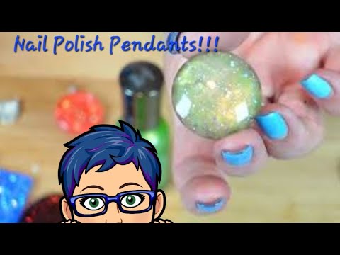 Making Nail Polish Pendants YES NAIL POLISH Video #361 - YouTube