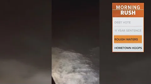 Video shows Carnival Sunshine cruise ship rocked by storm off East Coast