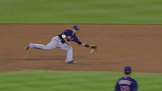 Famous CLE@DET: Chisenhall robs Kinsler with sliding stop Profile