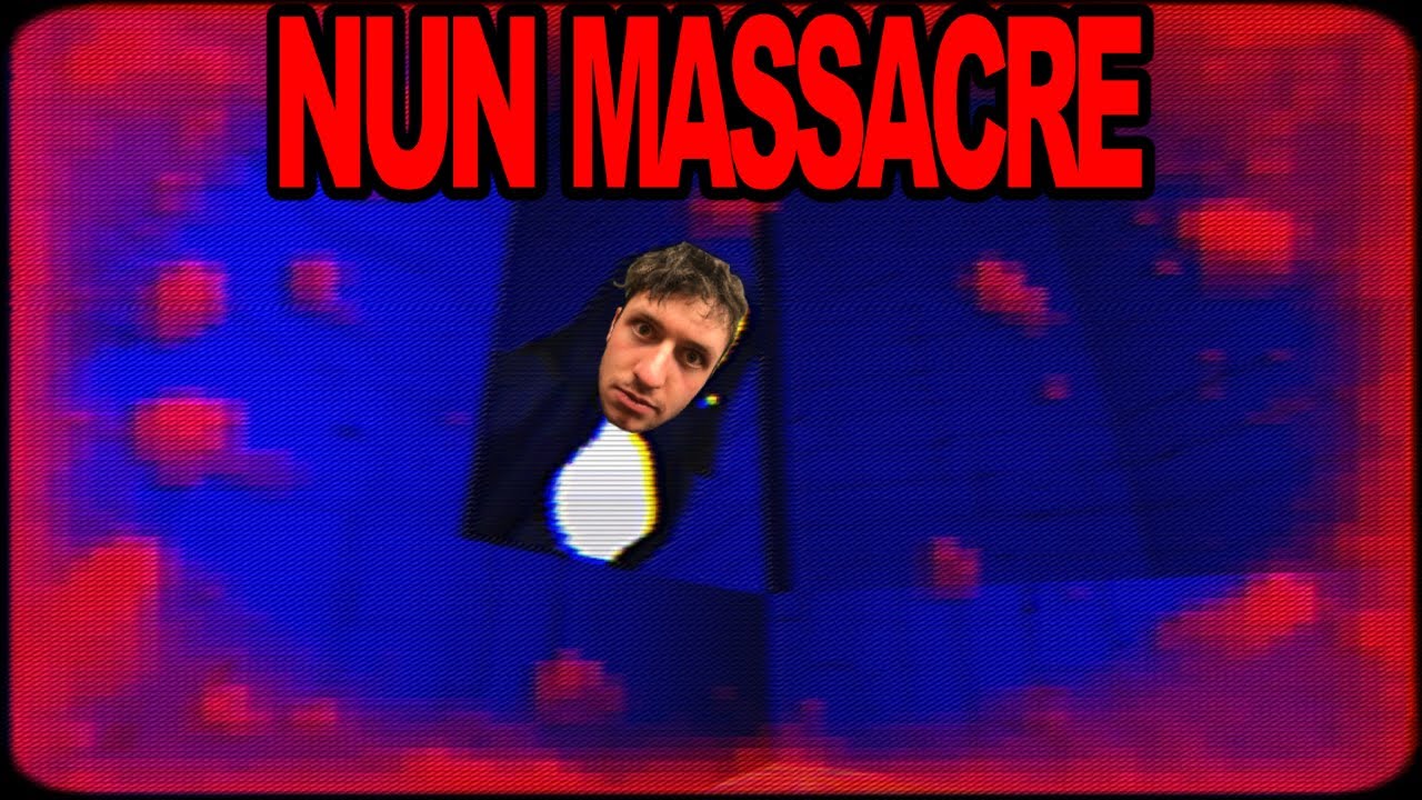 Spooky Scary Nun game is SCARY (and hard) Nun Massacre Let's Play!