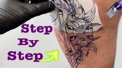 ✅The Foolproof Guide to the -PERFECT TATTOO STENCIL- Every Time (step by step)