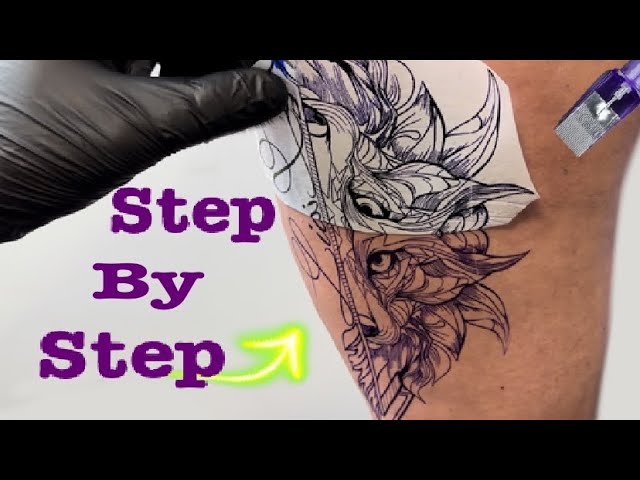 Been doing this over the years if I'm not using a branded stencil solu, Tattoo Stencil