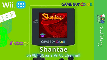 Shantae (GBC) on VBA GX as a Wii VC Channel | saulfabreg Wii VC