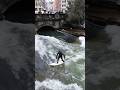 City Surfing- Eisbachwelle, München #surf #city #travel #bucketlist #drone #trending