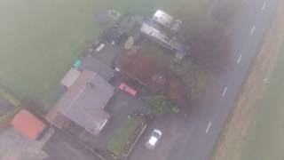 Parrot Bebop drone first flight with sky controller