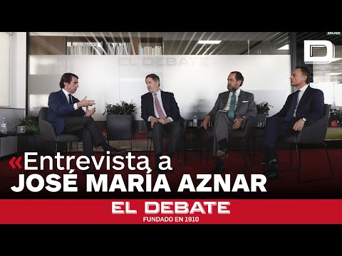 José María Aznar, a fondo, en conversación con Bieito Rubido, Ramón Pérez-Maura y Luis Ventoso