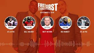 First Things First audio podcast(9.6.18) Cris Carter, Nick Wright, Jenna Wolfe | FIRST THINGS FIRST