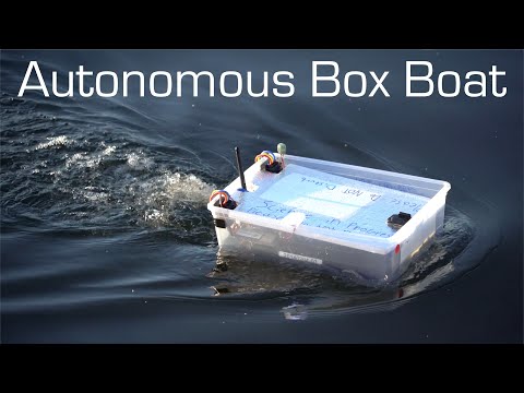 Autonomous Box Boat - Long Range Waypoint Mission - RCTESTFLIGHT