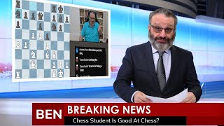 Thumbnail for BREAKING NEWS: GM Ben Finegold's Student Learns Something