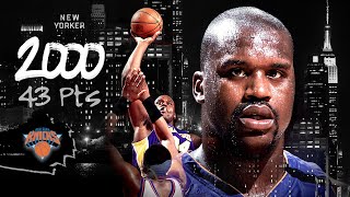 MVP Shaquille O’Neal BBQ’s Knicks in Prime Showcase at MSG, 1999-2000 (Full Highlights)