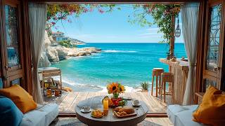 Seaside Window Retreat 🌊🍃 Gentle Ocean Waves & Birds for Deep Focus, Relax & Sleep