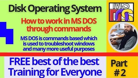 Free MS Dos training | online free Dos | Disk operating system | dos commands