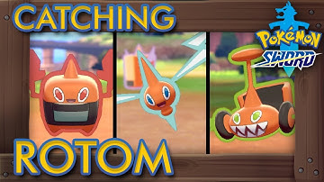 Pokémon Sword & Shield - How to Catch Rotom + All Forms (2% Rarity Pokémon)