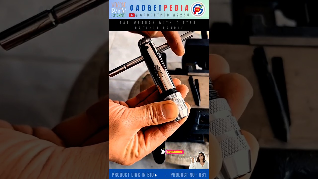 Tap Wrench with T Type Ratchet Handle 